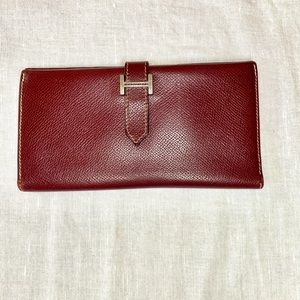 Authentic HERMES bearn classic wallet.